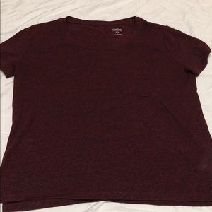 Old navy burgundy pocket-tee